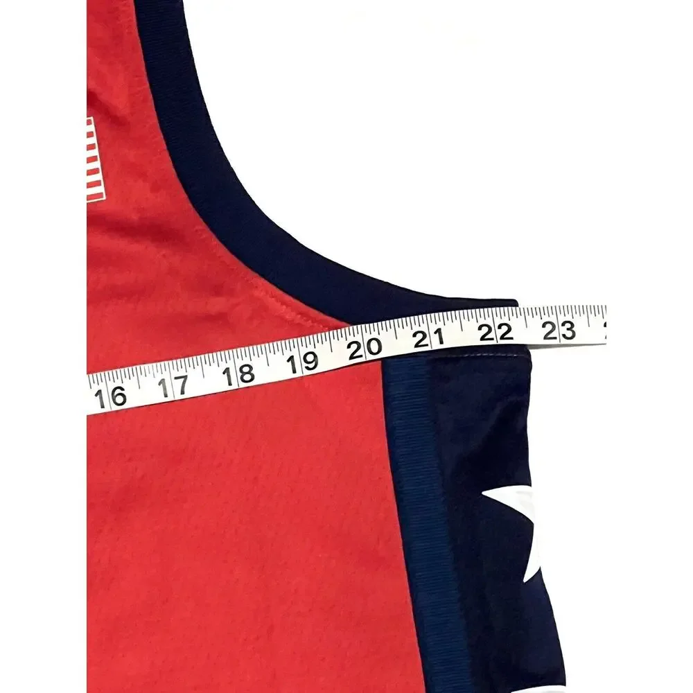 Nike Womens Team USA Basketball Jersey Size L Large DD1568 611 Red Blank Olympic